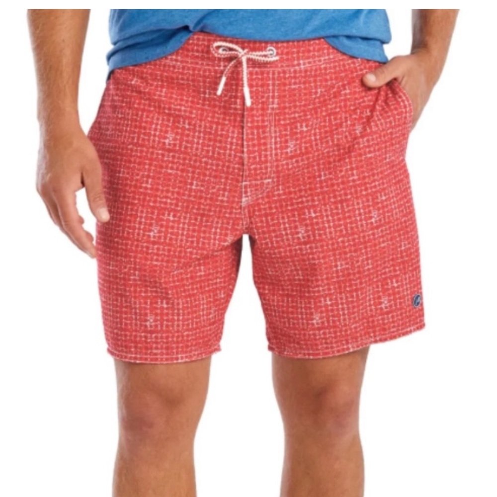 JOHNNIE-O MEN'S NANTUCKET
RED MALLON SWIM TRUNKS Size S